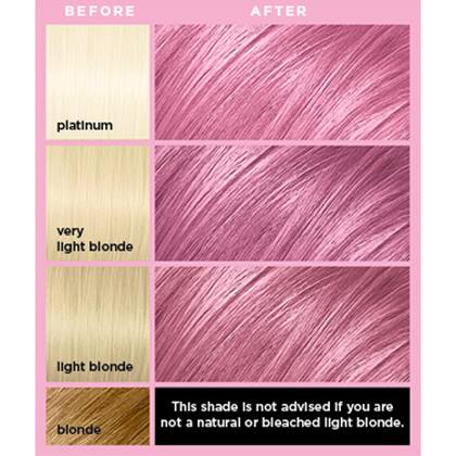 Haircolor Rose Gold Colorista Gel Hair