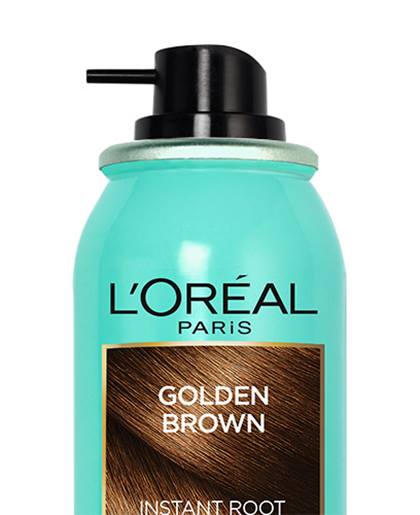 haircolor golden brown magic retouch spray packshot open