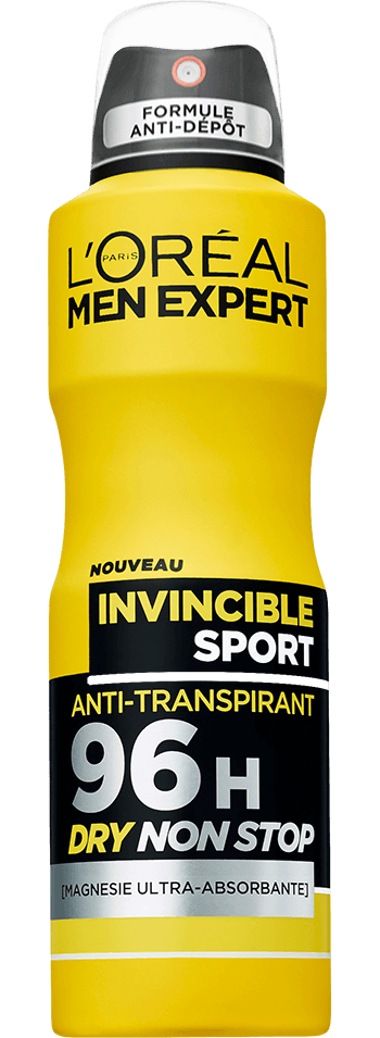 spray dedodorant invincible sport men expert hero packshot